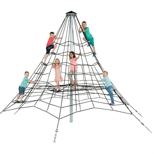Klatrepyramide på 3,5 meter. Smart design med pengebesparende egenskaber. Lilletræ.dk