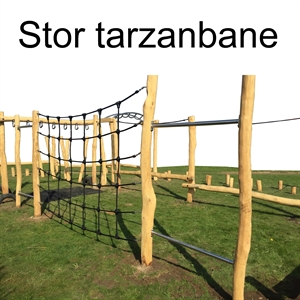 Tarzan bane, robinie, rustfri  og taifun - Tarzanbane fra Lilletræ.dk