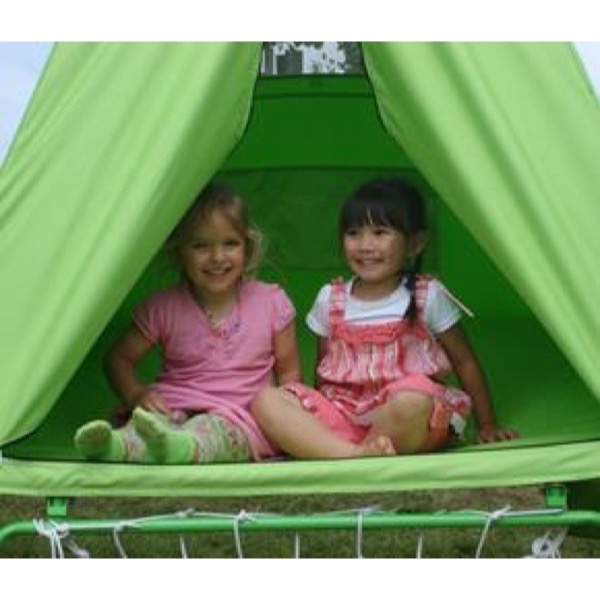 telt med sansegynge, alternativ træhus - Grøn