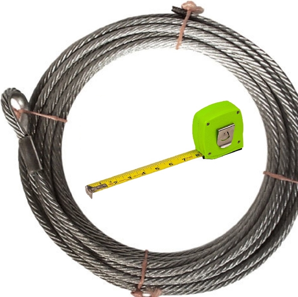 Svævebane wire, 10 mm.  Bestil på metermål - bestem selv længden (OBS. vi har tilbud på længderne: 20, 25 ,30 ,35 ,40 ,45 og 50 mtr.)